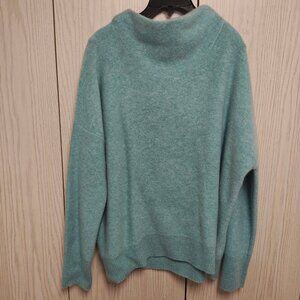 Vince Boiled Cashmere Funnel Neck Pullover Women's XL